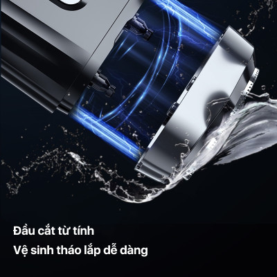 Máy cạo râu Enchen Mini 6 - Lưỡi dao kép mỏng, Chống nước IPX7, Pin sử dụng đến 2 tháng - Hàng chính hãng