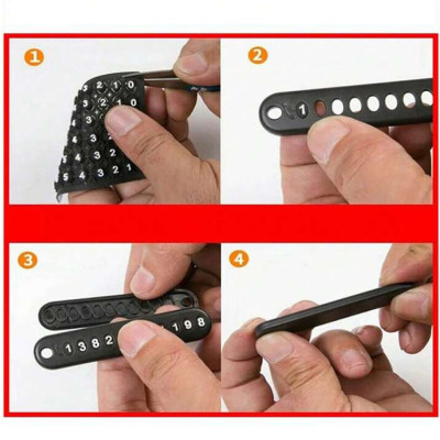 Móc Chìa Khóa  Kèm Thẻ Ghi Chú Chống Thất Lạc Cho Xe Máy Xe Đạp Xe Ô Tô Móc Khóa Nhà Kèm Móc Khóa Thép Dây PU Thời Trang