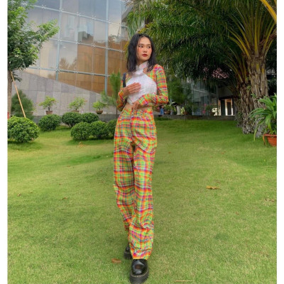Quần Dài Họa Tiết TARTAN - 