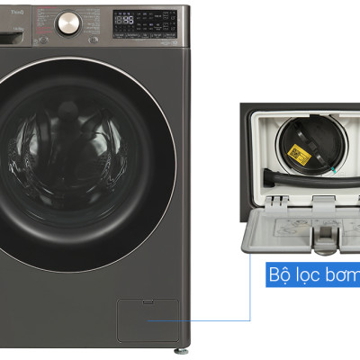 Máy giặt sấy LG AI DD Inverter giặt 14 kg - sấy 8 kg FV1414H3BA - Hàng chính hãng - Chỉ giao HCM