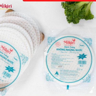 Bánh tráng tròn Mikiri không nhúng nước size lớn nhỏ - tiện lợi - ăn liền Combo lựa chọn