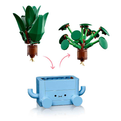 LEGO BOTANICALS 10349 Đồ Chơi Lắp Ráp Chậu Cây Vui Vẻ (217 chi tiết)