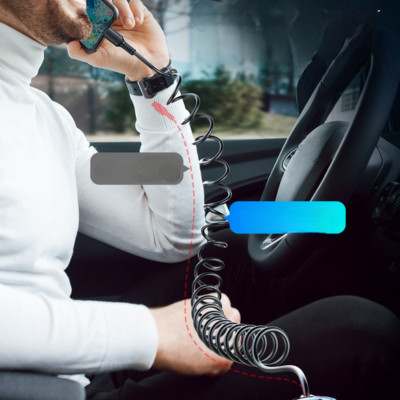 Tẩu Choetech TC0030  sạc nhanh ô tô 65W tích hợp thêm dây cáp sạc lò xo Type C (Hàng chính hãng)