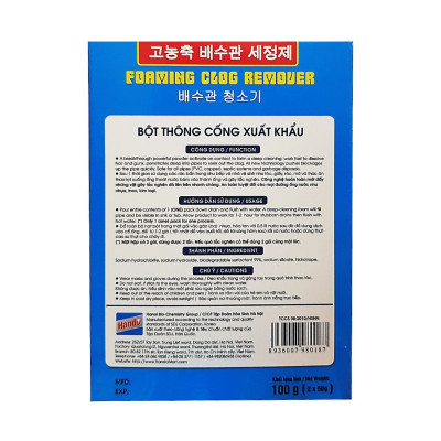 Combo 2 Hộp Bột thông cống Hando 100g Xuất khẩu