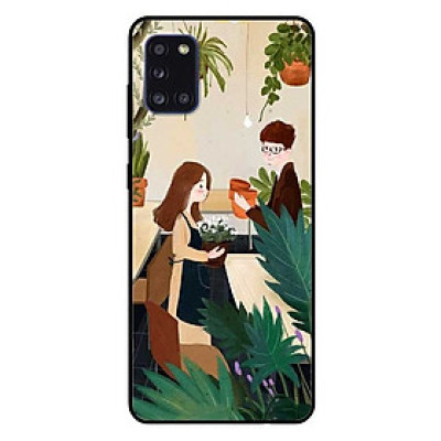 Ốp lưng dành cho Samsung A31 mẫu Cặp Đôi Bán Hoa