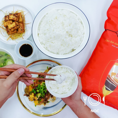 Gạo ST25 Hoa Lúa túi 5kg - Dẻo nhiều, mềm cơm, hương thơm đặc trưng