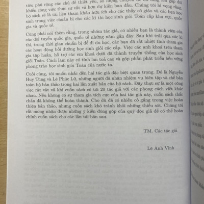Định hướng bồi dưỡng Học sinh năng khiếu Toán tập 4 - Tổ hợp