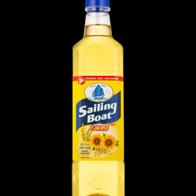 Dầu ăn Sailing Boat Gold Plus 1L giàu Omega 3,6,9 và chất chống oxy hóa [FREESHIP]