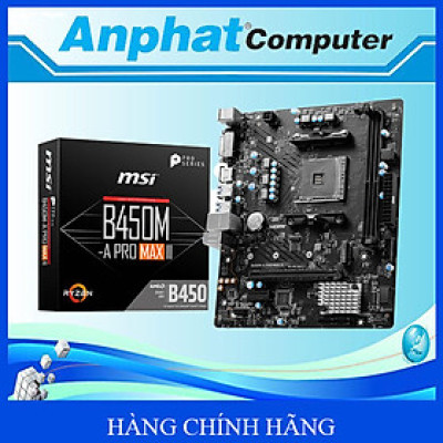Bo Mạch Chủ Main MSI B450M-A PRO MAX II Socket AM4 - Hàng Chính Hãng