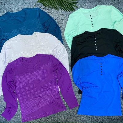 Áo thun nữ dài tay vải thun lạnh nhiều màu đa năng giá rẻ