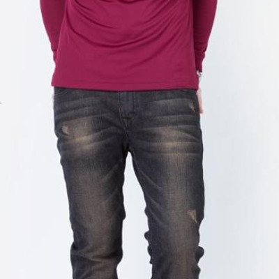 Áo thun nam dài tay cổ bẻ màu đỏ ALIGRO chất liệu Cotton cao cấp mềm nhẹ, thiết kế trẻ trung ALGAPD005