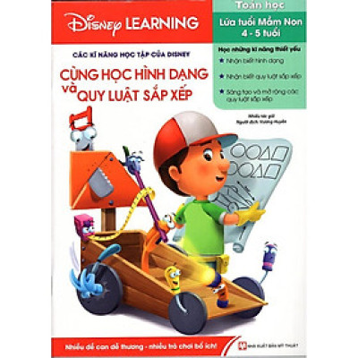 Sách - Disney Learning - Cùng Học Hình Dạng Và Quy Luật Sắp Xếp - Tân Việt Books