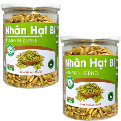 Nhân Hạt Bí Rang Tỏi Ớt Thương Hiệu SK FOOD - Hũ 250g