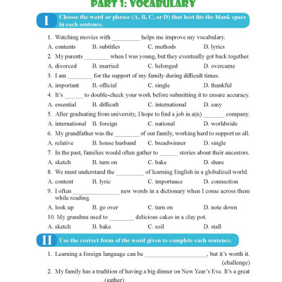 Bài Tập Bổ Trợ Toàn Diện Tiếng Anh 9 - Người Bạn Đồng Hành Của Các Học Sinh