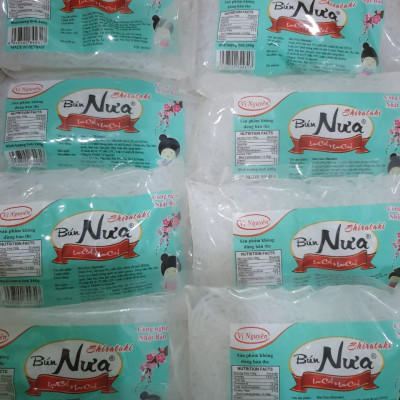 Combo 9 Gói Bún Nưa Vị Nguyên Das Keto 240g