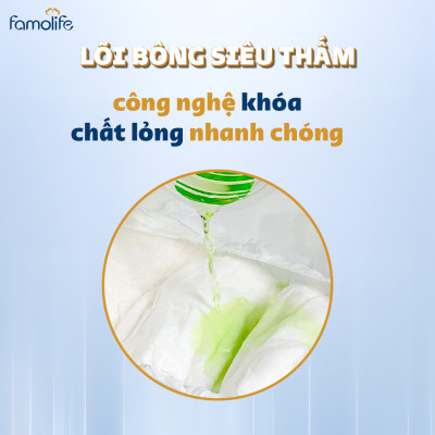 COMBO 3 Tã dán người già FAMOLIFE Cao Cấp mềm mại, thấm hút