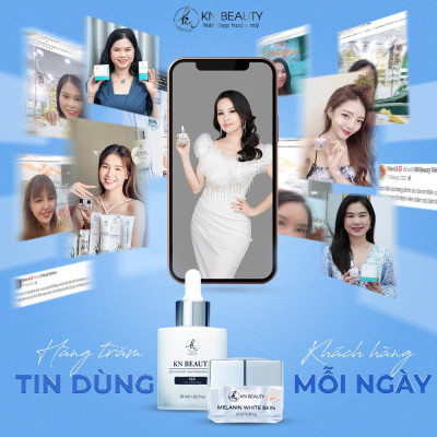 Kem Dưỡng Trắng Ngừa Nám MELANIN WHITE SKIN KN Beauty 10G