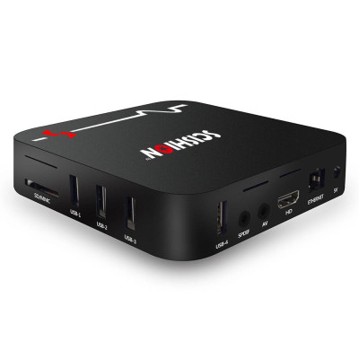 TV Box thông minh SCISHION S Smart Android 8.1, RK3229 Quad-core  hỗ trợ Tìm kiếm bằng giọng nói 4K UHD H.265 VP9
