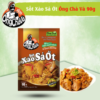 Lốc 15 Gói Sốt Xào Sả Ớt Ông Chà Và 90g (Chili & Lemongrass Stir Fried Sauce)