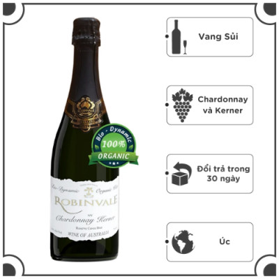 Vang sủi Robinvale Sparkling Chardonnay Kerner 750ml 13% Alc