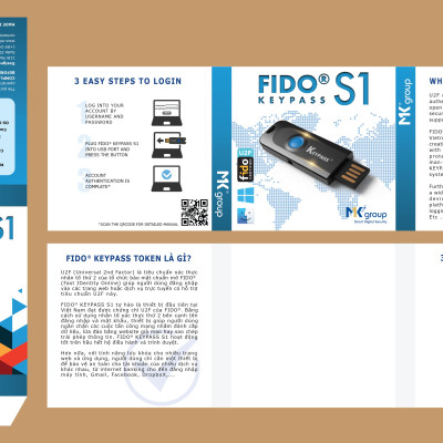 Thiết bị bảo mật tài khoản trực tuyến FIDO U2F Token