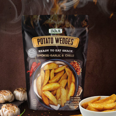 Khoai tây sấy vị tỏi ớt DJ&A 100g
