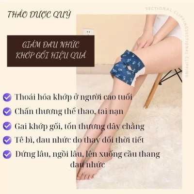 Gói 2 Miếng Dán Giữ Nhiệt Giảm Đau Nhức Khớp Gối Cơ Xương Khớp Đầu Gối Miếng Dán Sưởi Nhiệt Thảo Dược Văn Phòng