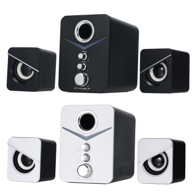 Bộ loa 3 trong 1 SADA D-221 có dây 3.5mm  được hỗ trợ USB Đèn khí quyển cho máy tính để bàn