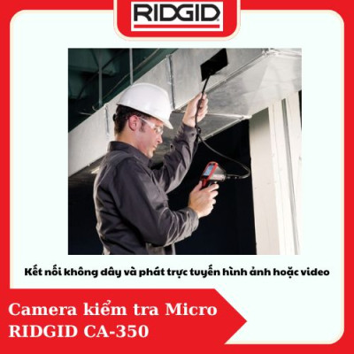 Camera Kiểm Tra Đường Ống RIDGID (55903) Màn Hình 3.5" Camera Cầm Tay Số 1 Tại Mỹ - Hàng Chính Hãng