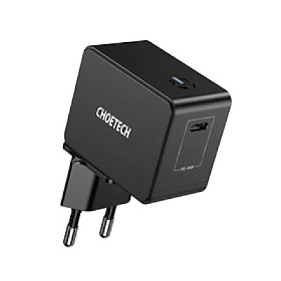 Cóc củ sạc nhanh 18W chuẩn sạc nhanh PD 3.0 Type-C hiệu CHOETECH Q3003 Tương Thích Cho Ipad pro, iPhone 11/11 Pro Max/XS Max/Xs/, Google Pixel 3/2XL, samsung Galaxy Note 10 +/Note 10/S10, Nintendo Switch - Hàng chính hãng