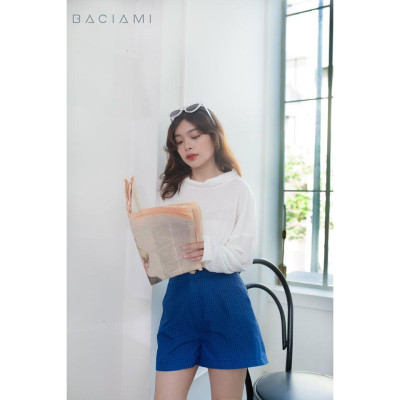 Baciami-Áo Thun Len Gân Tay Dài