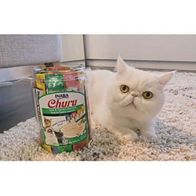 Súp thưởng CIAO Churu hũ 50 thanh cho mèo _ Nhập khẩu chính hãng INABA Thái Lan