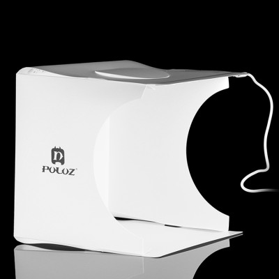 Hộp chụp sản phẩm mini gấp gọn, tích hợp đèn led cao cấp Puluz PU5021 (tặng 06 phông nền), hàng chính hãng