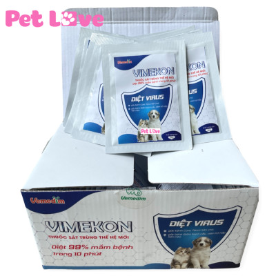 Bột Vimekon sát trùng chuồng trại, nhà vật nuôi (Vemedim, gói 20g)