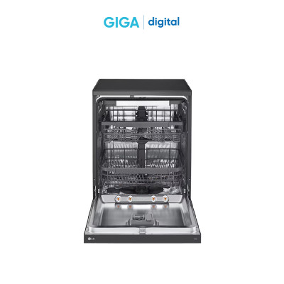 Máy rửa bát LG TrueSteam màu đen LDT14BLA4 - Công suất 1600 - 1800W - 10 chương trình rửa được 14 bộ chén đĩa - Hàng chính hãng