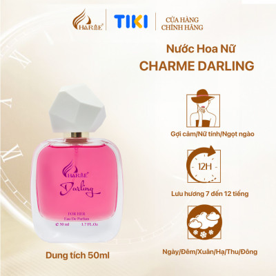 Nước Hoa Nữ CHARME Very Sexy 2024 - DARLING 50ml, Hương Nước Hoa Ngọt Ngào, Âm Áp, Tầng Hương Hoa Huệ, Mật Ong