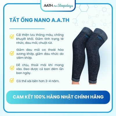 Tất Vớ nano A.A.TH Nhật giãn tĩnh mạch, đau nhức mỏi chân chuột rút