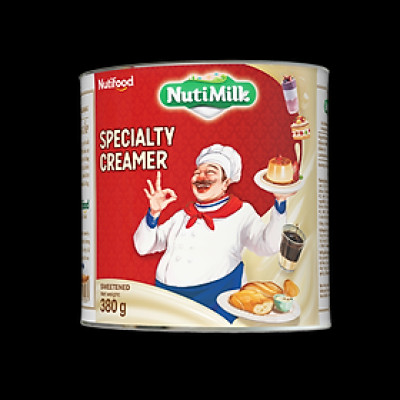 Creamer đặc Sữa pha chế có đường Nuti Lon 380g SDD02Ti NUTIFOOD
