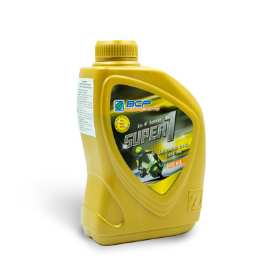 Nhớt Xe Tay Ga BCP Super 1 SAE 10W40, JAPI SL, JASO MB, Chai 0.8 Lít