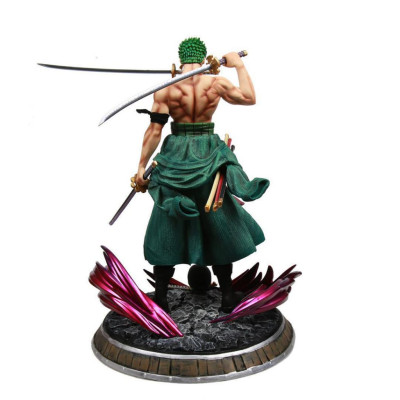 Mô Hình Zoro 2 Đầu 3 Kiếm Dáng Chiến Đấu 21cm Mô Hình One Piece Cao Cấp, Figure Mô Hình Anmie One Piece Luffy Vua Hải Tặ