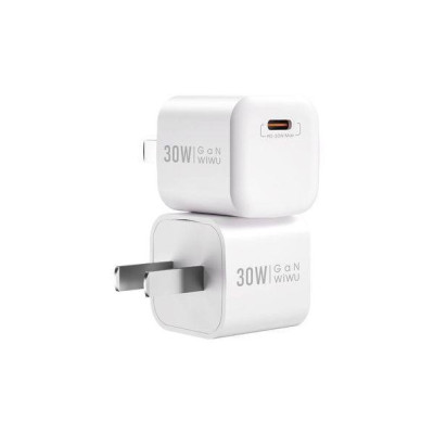 Bộ Sạc Nhanh IPHONE WIWU Nano 30W GaN Mini WI-U006, Sạc Type-C Thích Hợp Cho IPHONE 15/ 15 Pro/ Pro Max Tablet - Hàng chính hãng