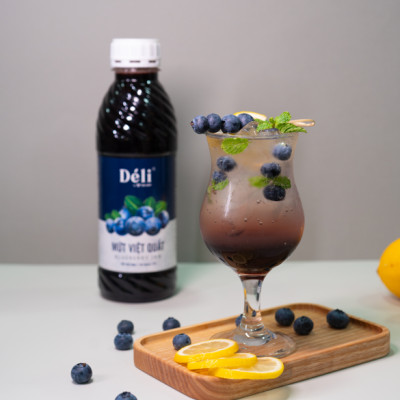 Mứt việt quất pha chế Déli - 1L
