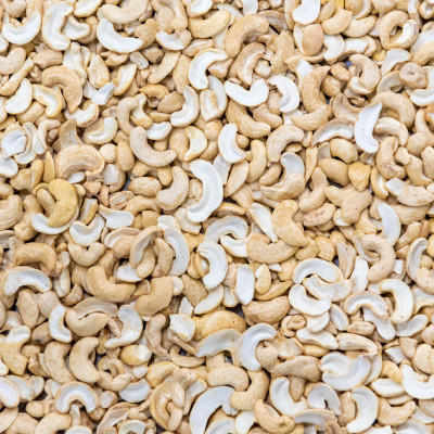 Hạt Điều Bình Phước Vỡ Đôi Rang Không Muối Túi 1kg