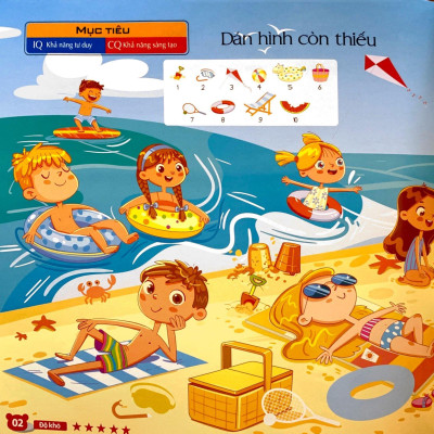 Bộ Sưu Tập 200 Sticker - Bé Làm Quen Với Môn Toán (Tái Bản 2022)