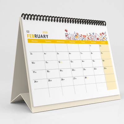 Lịch Bàn 2025 - Desk Calendar Nguyễn Trắc - Wild Flower and Herb