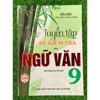 Sách - Tuyển Tập Đề Kiểm Tra Môn Ngữ Văn 9 Bồi Dưỡng Học Sinh Giỏi (HA-MK1)