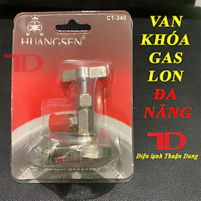 Van khóa gas lon đa năng