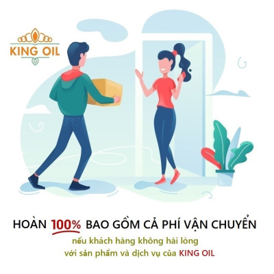 Tinh dầu Quế nguyên chất 100% từ thiên nhiên, thơm phòng, đuổi muỗi, xông phòng, khử mùi, giải cảm - KingOil