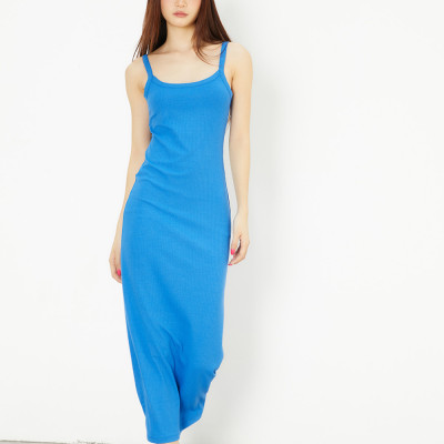 DOTTIE - Đầm thun midi hai dây - D0471