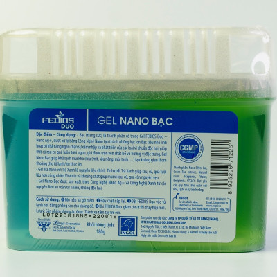 Gel Fedios-Duo khử mùi tủ lạnh – Thức Ăn Luôn Tươi Ngon & Sạch Thuần Khiết